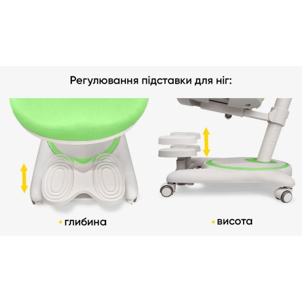 Фото - Крісло дитяче Mealux Ortoback Base Green (Y-508 KZ Base)
